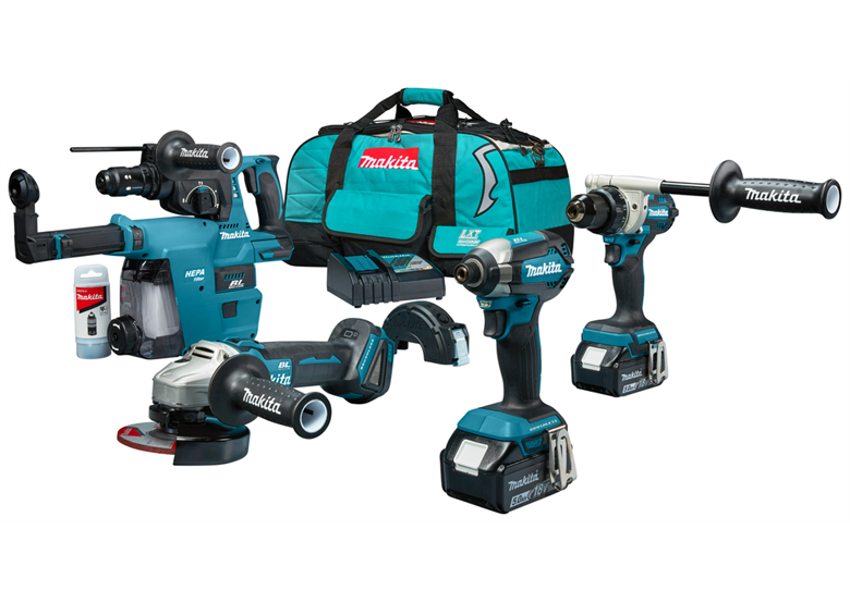 Ensemble d'outils 18V Makita LXT DLX4194TX1 2x5.0Ah