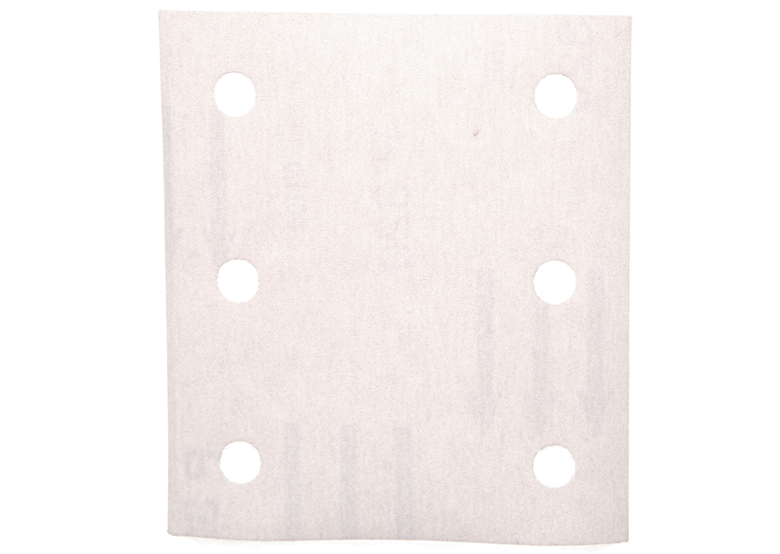Papier abrasif sur velcro 114 x 102 (6 ouvertures) gr 320, 10 pièces Makita P-35885