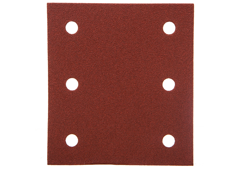 Papier abrafif velcro 114 x 102 mm (6 ouvertures) grain, 100, 50 pièces Makita P-42444