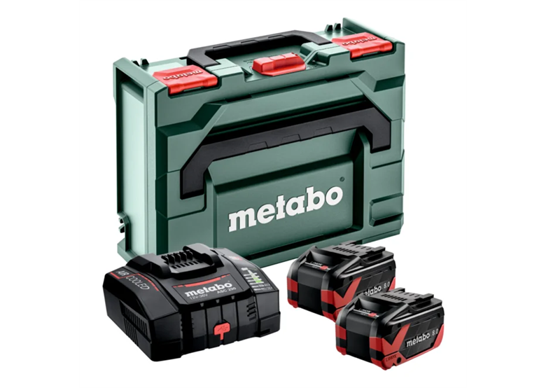 Kit de démarrage Metabo 2x8.0Ah LiHDX + ASC 290 + metaBOX 145