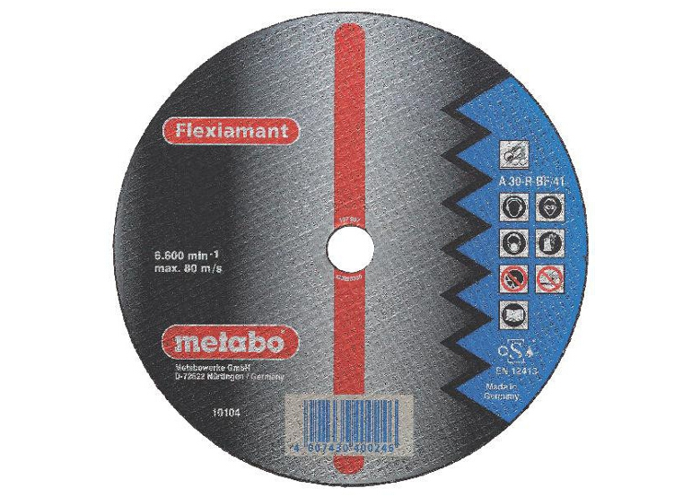Lame de scie Flexiamant A 30-R 230 × 3,0 × 22,2mm pour l'acier Metabo 616127000