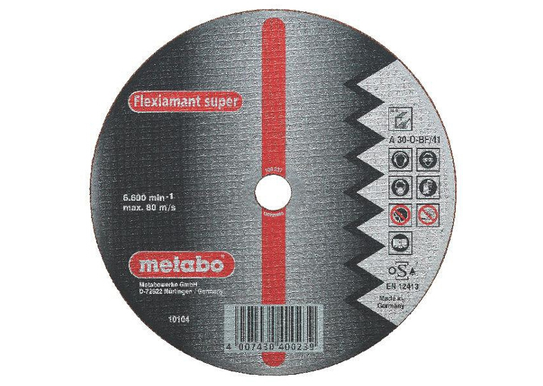 Disque de coupe Flexiamant grand  à aluminium (convexe) Metabo 616751000