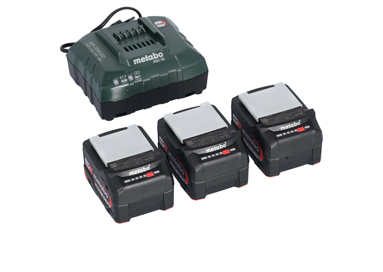 Batterie 18V 4.0Ah (3 pcs.) + chargeur Metabo 685049000