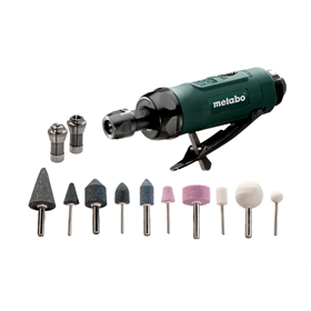 Set meuleuse droite à air comprimé Metabo DG 25 Set