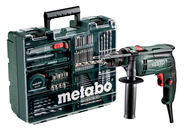 Marteau perforateur avec 79 accessoires Metabo SBE 650 Set