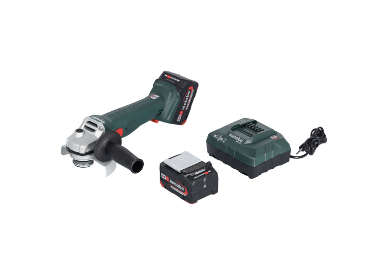 Meuleuse d'angle Metabo W 18 L 9-125 Quick 2x5.2Ah