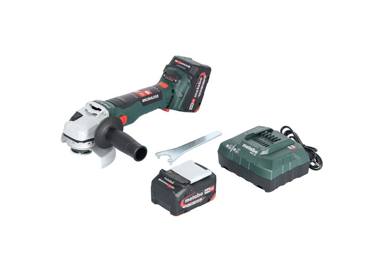 Meuleuse d'angle Metabo W 18 LT BL 11-125 2x4.0Ah