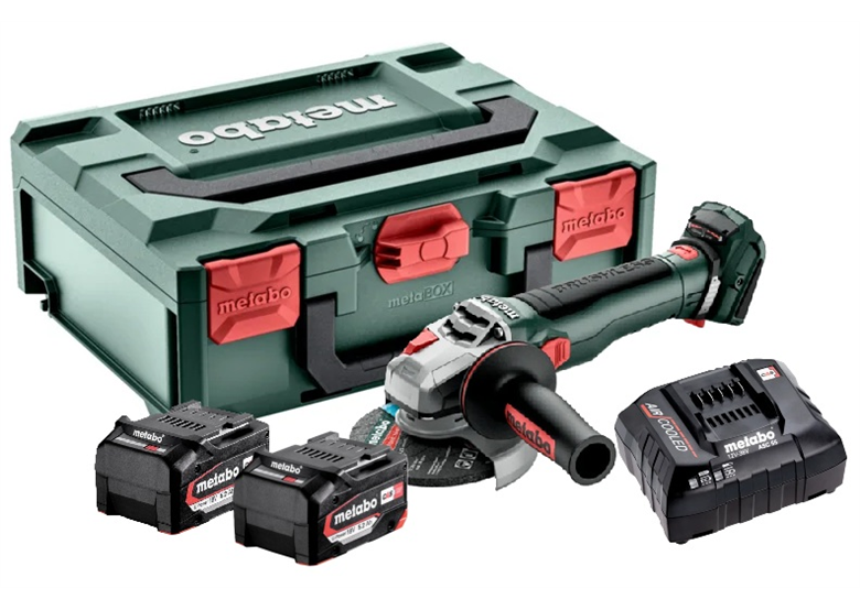 Meuleuse d'angle Metabo WB 18 LT BL 11-125 Quick 2x5.2Ah