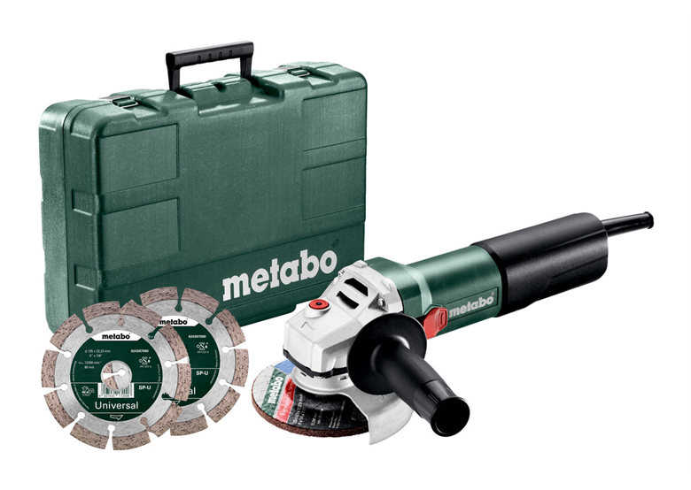 Meuleuse d'angle Metabo WEQ 1400-125 Set
