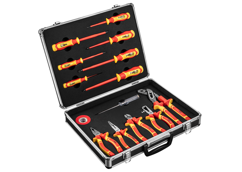 Jeu de pinces et tournevis 1000V 13 pcs. Neo 01-234