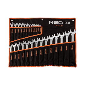 Clés plates mixtes 6-32 mm, jeu de 26 pièces Neo 09-754