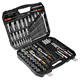 Coffret de clés à douilles 1/2", 3/8", 1/4", 219 pcs, CRV Neo 10-076