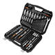 Coffret de clés à douilles 1/2", 3/8", 1/4", 219 pcs, CRV Neo 10-076