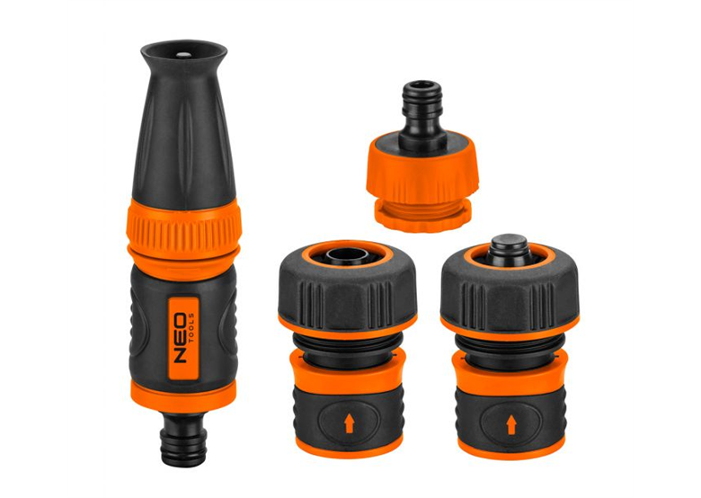 Kit d'arrosage droit 3/4" 4 pcs. Neo 15-711