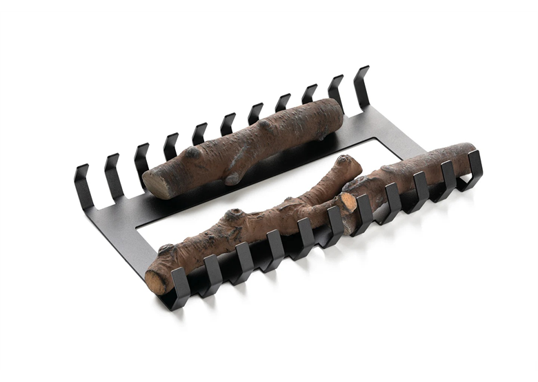 Bûches décoratives pour cheminées bio Planika GRATE + LOGS