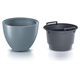 Pot de fleur HEOS - gris clair Prosperplast DBHEM400-443U
