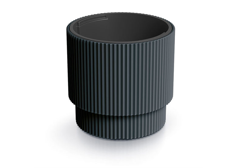 Pot de fleurs Milly - anthracite Prosperplast DBMIN400-S433