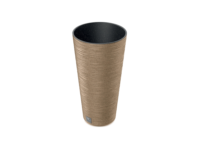 Pot de fleurs FURU ROUND SLIM  ECO WOOD - naturo  ECO Prosperplast DFRH250W-4665W
