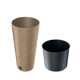 Pot de fleurs FURU ROUND SLIM  ECO WOOD - naturo  ECO Prosperplast DFRH250W-4665W