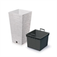 Pot de fleurs FURU SQUARE ECO WOOD 35 l blanc Prosperplast DFSH300W-S449W