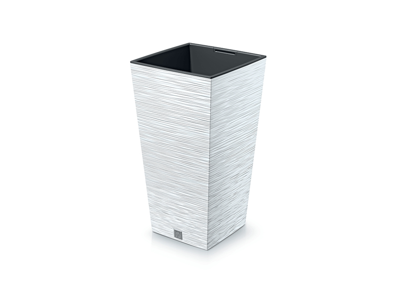 Pot de fleurs FURU SQUARE - blanc Prosperplast DFSH400-S449