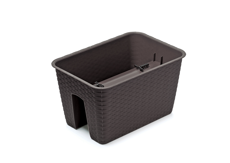 Pot de fleurs RATOLLA SQUARE - umbra Prosperplast DRLB400-440U