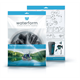 Ensemble de connexion du réservoir d'eau de pluie à la gouttière Prosperplast Icanset7