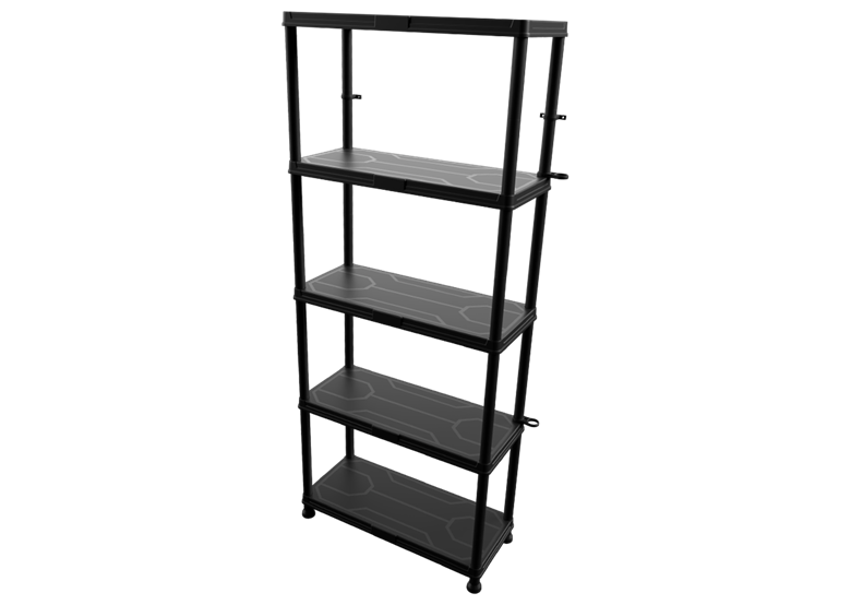 Étagère d'atelier en plastique Qbrick Regular Shelving System 74/32x5
