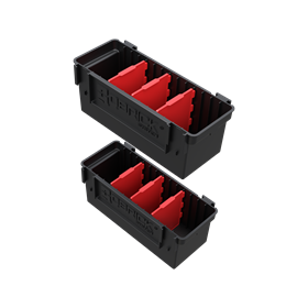 Ensemble de conteneurs modulaires Qbrick System Custom Deep Modular Bin Set