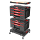 Ensemble de caisses à outils avec tiroirs sur plateforme de transport Qbrick System ONE 2.0 WORKSHOP DRAWERS SET nr 4