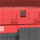 Boîte avec tiroir Qbrick System ONE DRAWER 1 TOOLBOX 2.0 Red Ultra HD Custom