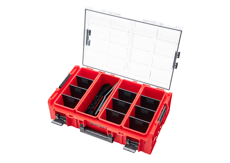 Grand organiseur avec compartiments et adaptateurs Qbrick System ONE RED Ultra HD Organizer 2XL PROMO