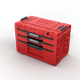 Caisse à outils avec tiroirs Qbrick System PRIME DRAWER 3 TOOLBOX EXPERT RED Ultra HD Custom