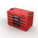 Caisse à outils avec tiroirs Qbrick System PRIME DRAWER 4 TOOLBOX EXPERT RED Ultra HD Custom
