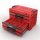 Caisse à outils avec tiroirs Qbrick System PRIME DRAWER 4 TOOLBOX EXPERT RED Ultra HD Custom