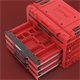 Caisse à outils avec tiroirs Qbrick System PRIME DRAWER 4 TOOLBOX EXPERT RED Ultra HD Custom