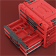 Caisse à outils avec tiroirs Qbrick System PRIME DRAWER 4 TOOLBOX EXPERT RED Ultra HD Custom