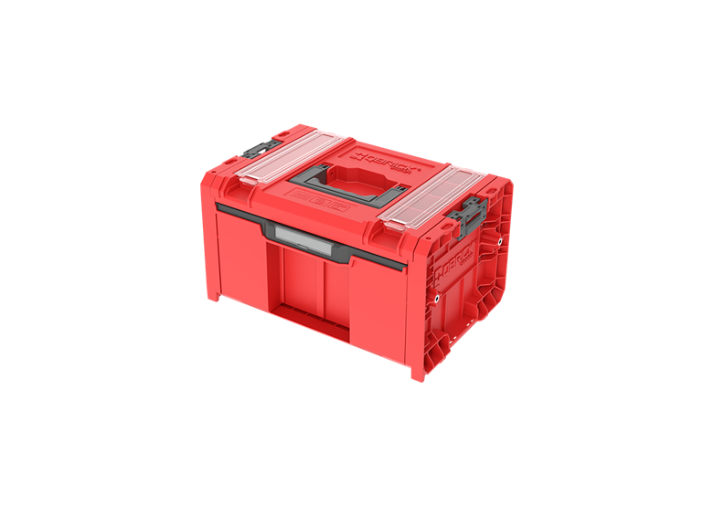 Boîte avec tiroir Qbrick System PRO 2.0 DRAWER 1 TOOLBOX PROFI BASIC RED Ultra HD Custom