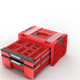 Caisse à outils avec tiroirs Qbrick System PRO 2.0 DRAWER 2 TOOLBOX PROFI EXPERT RED Ultra HD Custom