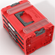 Caisse à outils avec tiroirs Qbrick System PRO 2.0 DRAWER 3 TOOLBOX PROFI EXPERT RED Ultra HD Custom