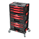 Ensemble de caisses à outils avec tiroirs sur plateforme de transport Qbrick System PRO 2.0 DRAWER SET