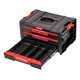 Ensemble de caisses à outils avec tiroirs sur plateforme de transport Qbrick System PRO 2.0 DRAWER SET