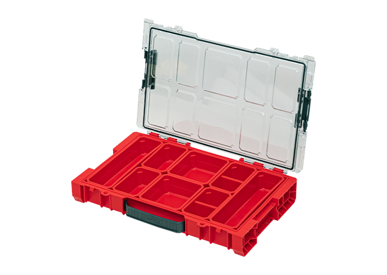 Organiseur avec compartiments amovibles Qbrick System PRO ORGANIZER 100 RED Ultra HD