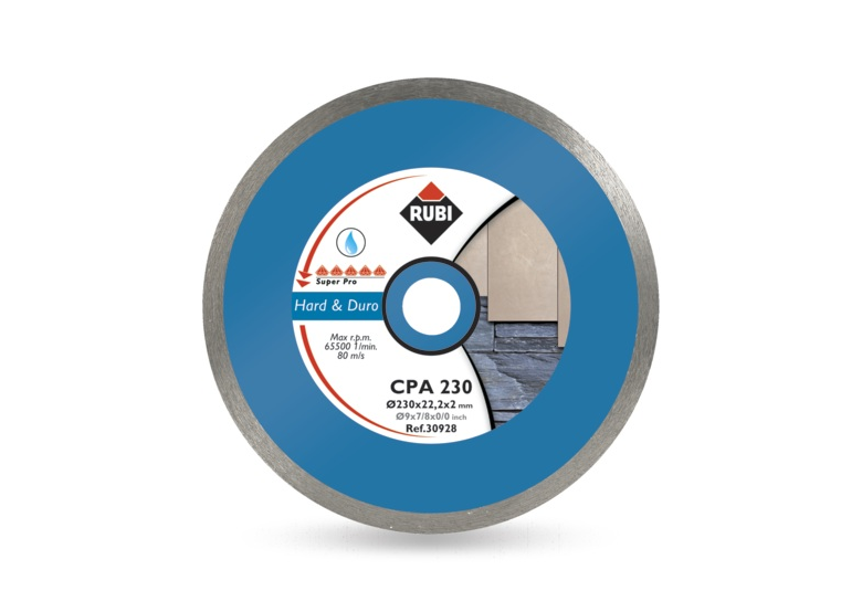 Disque diamant coupe à eau CPA 300mm Rubi CPA 300