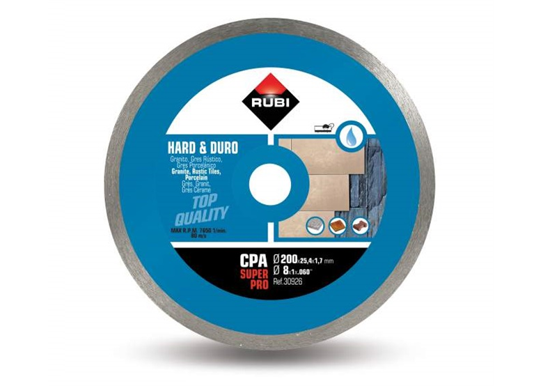Disque diamant 200mm Rubi CPA SUPERPRO 200