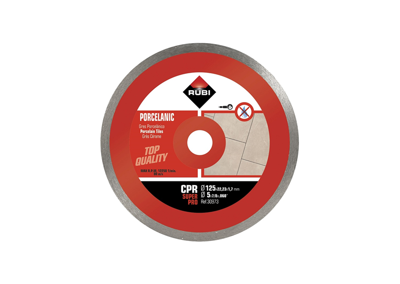 Disque diament  125x22.2mm Rubi CPR 125 SUPERPRO
