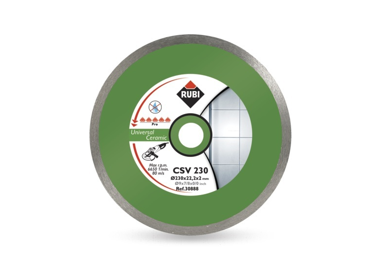 Disque diament 125x22.2mm Rubi CSV125 PRO