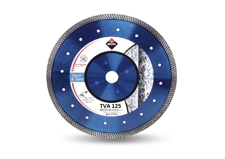 Disque diamant 125mm Rubi TVA 125 SUPERPRO