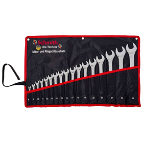 Jeu de clés plates mixtes, 17pcs. Schmith SQKPO-02