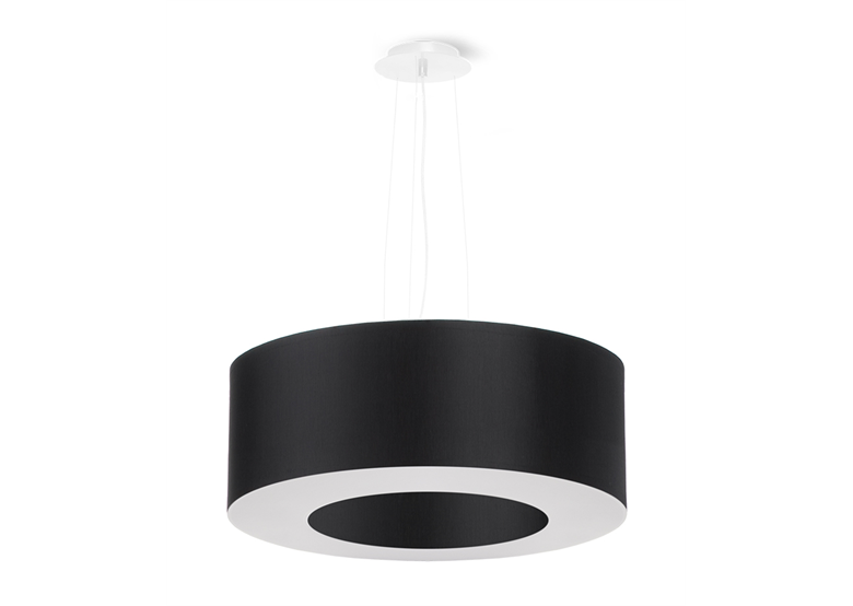 Lustre SATURNO 50 noir Sollux Lighting 2Bm